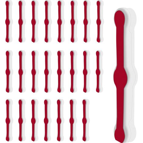 Fenêtre Clip pour moustiquaires, 24 Boucles de Fixation pour fenêtre d'écran, Fenêtre Montage Boucle Pas De Perçage pour Cuisine Balcon Porte Moustiquaire Résistante Aux Insectes, Blanc (1/5)