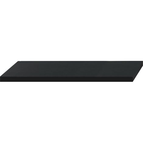 Mensole da parete Tamburate in Legno MDF Set 4 Mensole per la Casa Colore Wengè 150 Centimetri