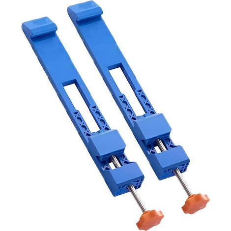 Guide de base réglable pour machine de découpe, guide de précision pour la découpe du bois (bleu) (1/5)