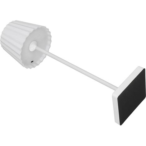 Lampe de table sans fil rechargeable sur piles, veilleuse LED tactile à intensité variable, blanche, idéale pour la chambre ou la salle à manger. (1/5)