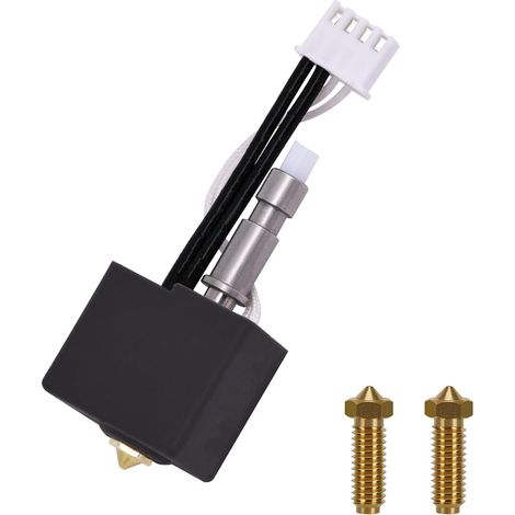Hotend Kit pour imprimante 3D Anycubic Kobra S1, kit de hotend en céramique composite avec 2 buses en laiton de 0,4 mm pour Anycubic Kobra S1, S1 Combo