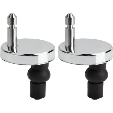 2 set Universal Toilet Seat Bolts and Screws, Toilet Seat Hinge Quick Release Top Hinge Fixings, Easy to Install- Toilet Seat Replacement Parts Kit