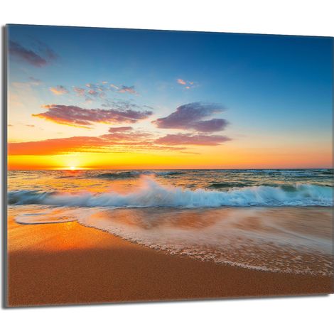 Glasschutzplatte für den Herd 60x52 Sea (1/5)