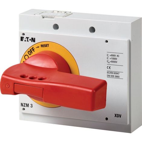 Dispositivo di comando Eaton nzm3-xdvr bloccabile compatibile con interruttore