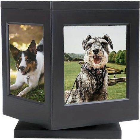 Boîte de crémation pour animaux de compagnie, cadre photo, cadeau pour les propriétaires d'animaux