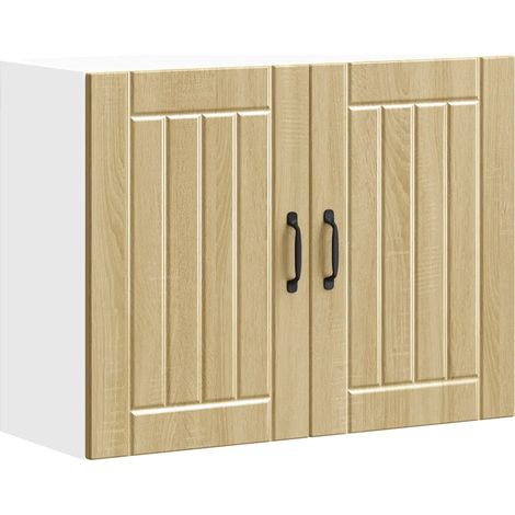 Armario de pared de cocina moderno para optimizar el espacio 80 x 31 x 60 cm madera contrachapada roble sonoma 020050175 (1/5)