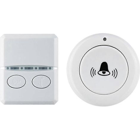 Sonnette sans fil intelligente de type C, sans câblage, avec 30 sonneries pour les appels de surveillance à domicile. (1/4)