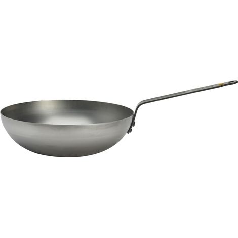 DE BUYER Sartén wok cónica, altura 159 mm, longitud 515 mm, ø 283 mm