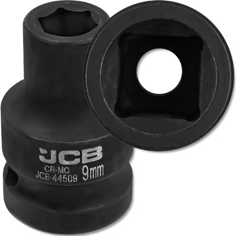 JCB Schlagschrauber-Steckschlüssel 1/2" 9 mm 6-Kant Cr-Mo