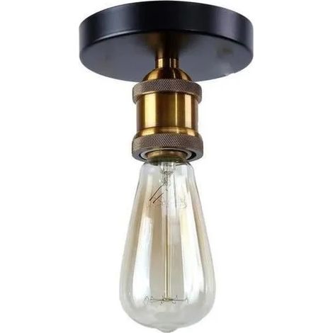 Vintage Plafonnier Industrielle Classique pour Salon Restaurant Couloir Eclairage Decoration E27 Lampe (1/4)