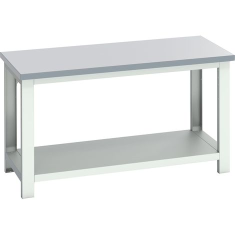 Bott 41003669.16V Cubio Bench with Shelf, Laminate Top 1500 x 750mm BOT41003669