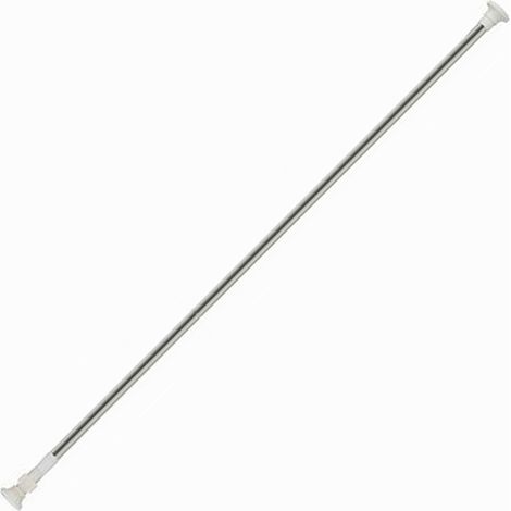 TRADE SHOP - Bastone Silver Estensibile Asta Appendiabiti Tende Regolabile Da 140-260cm 59410 -