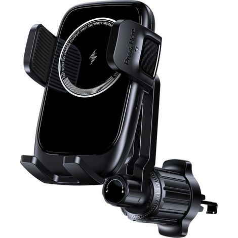 Applicable 15W Support Telephone Voiture Induction, [Serrage Automatique 270°], Rapide Chargeur Induction Voiture, Grille d'aération, pour iPhone 11 12 13 14 15 16 Série & Samsung S24 S23 S22 etc. Noi (1/5)