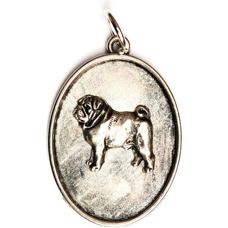 Carlino, Carlin - collana per cani, ciondolo per mamma di cani, gioiello unico di Art-Dog (1/5)