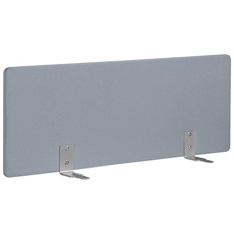 Panneau acoustique gris L 120 x H 46 cm pour pôle de bureaux Team Line - fixation aluminium (1/2)
