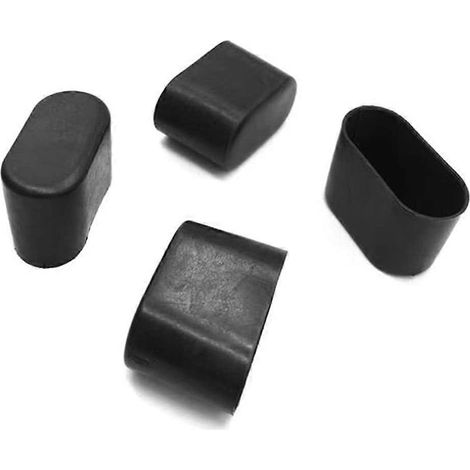 22 embouts de pieds de meubles en caoutchouc 40 x 20 mm, antidérapants, pour pieds de table, chaise ou mobilier de jardin. (1/5)