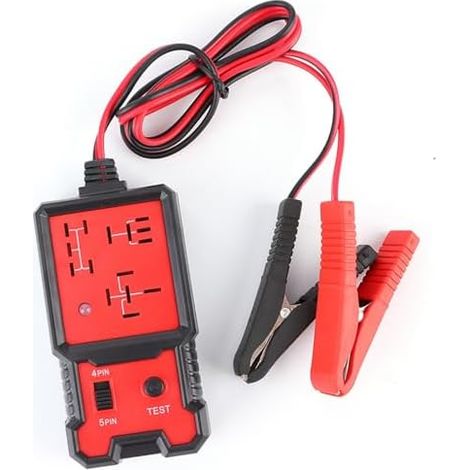 Testeur de relais automobile, testeur de relais électronique 12 V pour automobile, outil de diagnostic et de vérification de batterie. (1/5)