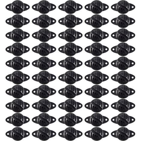 Horse Cattle Animal Electric Fence Insulator Accessories Hemispherical Insulator Electronic Fence Accessory 100 Pieces (1/4)