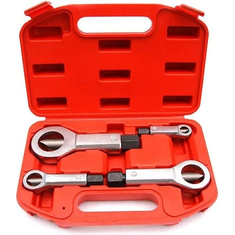 Casse-écrous - Lot de 4 modèles réglables pour écrous rouillés endommagés ou coincés - Plages de taille 9–12 mm 12–16 mm 16–22 mm 22–27 mm - Ensemble complet (1/5)