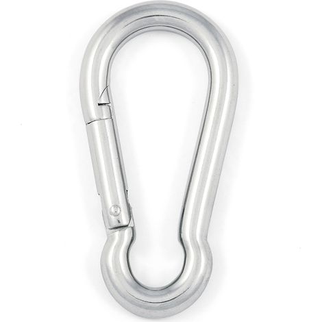 Karabinerhaken 60 x 6 mm Edelstahl AISI 316 (V4A)