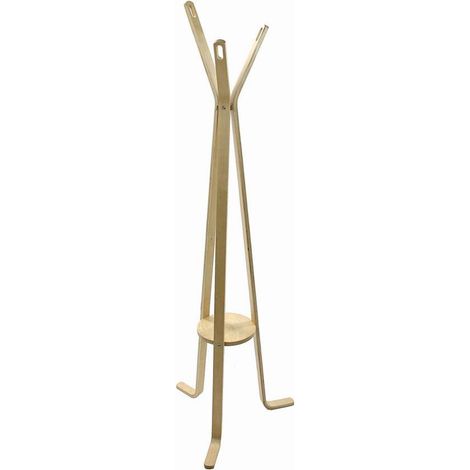 Natürlicher Holzständer mit 3 Armen, 50 cm Breite x 170 cm Höhe