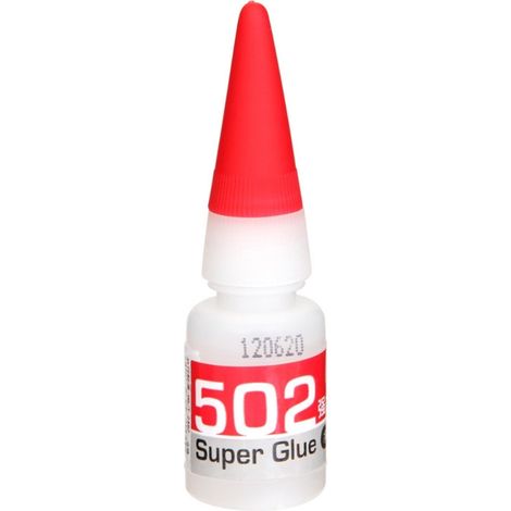 Adhesivo instantaneo de Cianoacrilato 8gramos Super Glue 502 (1/2)