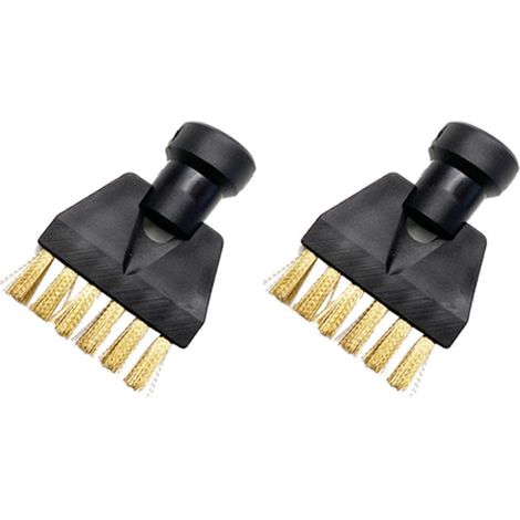 2x Flache Kupferbürste für Kärcher SC1 SC2 SC3, Reinigungsbürste für Dampfreiniger-Aufsatzadapter, Haushaltsreinigungsdüse (1/5)