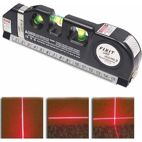 MINKUROW Laserbandlineal – Bestgift Multifunktions-Lasermesslinie Laserlineal Messlinie Angepasstes Standard- und metrisches Lineal