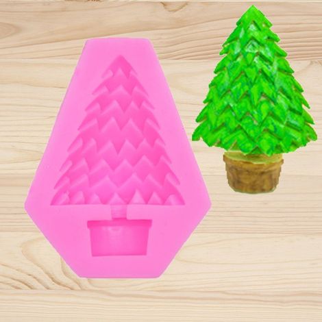 Weihnachtliche Silikonform für Kuchen, Fondant und Schokolade, DIY-Mehrzweck-Dekorationsform, Nummer 16 (1/2)