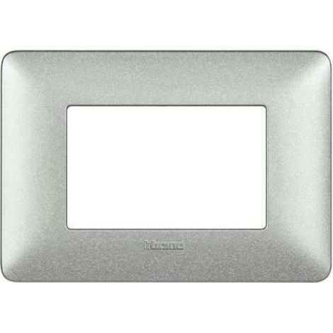 Bticino placca 3 moduli  matix bianco calce am4803tbc