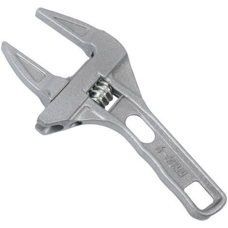 Adjustable Wrench 6-68mm Adjustable Wrench Short Shank Large Openings Ultra Thin and Lightweight Plumber Wrench Tool (1/5)