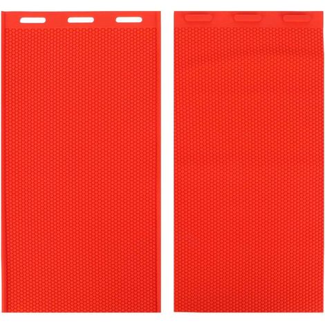 Stück 5,4 mm Bienenwachsplatten DIY-Gummewand-Pressform Imkereizubehör Rot