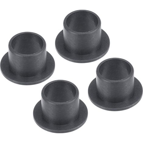 4pcs Bride Manchon Roulement 10 mm x 12 mm x 10mm Noir (1/5)