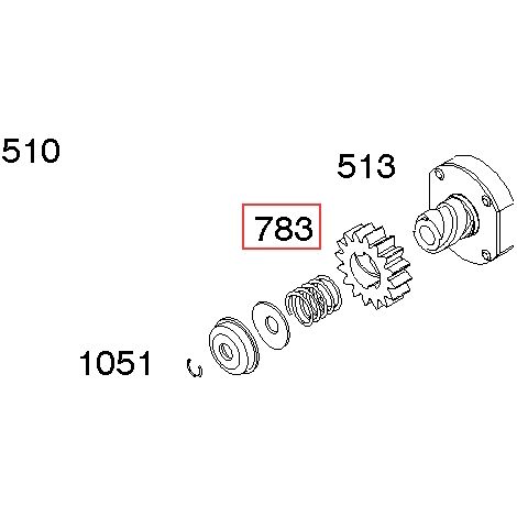 Piñón motor cortacésped ORIGINAL BRIGGS & STRATTON 692353