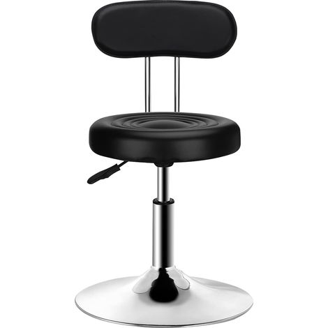 Home Office Chair Ergonomic Desk Chair Computer Chair Height Adjustable Mid Back Task Chair Multi-Purpose Office Desk Chair Barber Shop for Men Women(Black) (1/5)