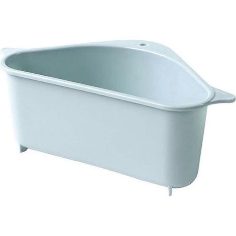 Panier d'évier, étagère de rangement triangulaire multifonctionnelle avec ventouse pour égouttoir, support de cuisine et de salle de bain