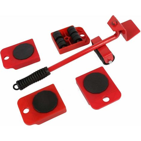 [JAMAIS UTILISÉ]Meubles Lifter facile à déplacer le curseur 5 pièces d'outils du mobile, appareil lourdômeubles mobile et système de levage - Charge maximale Poids 330lbs (1/5)