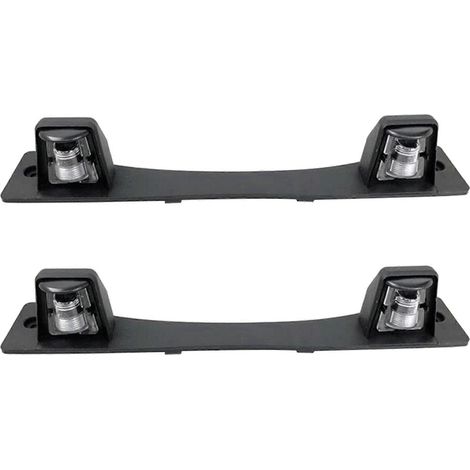 2 supports d'éclairage de plaque d'immatriculation pour Jeep Wrangler JK 2007-2018 (sans ampoule), boîtier de lampe de plaque d'immatriculation 68048762AB (1/5)
