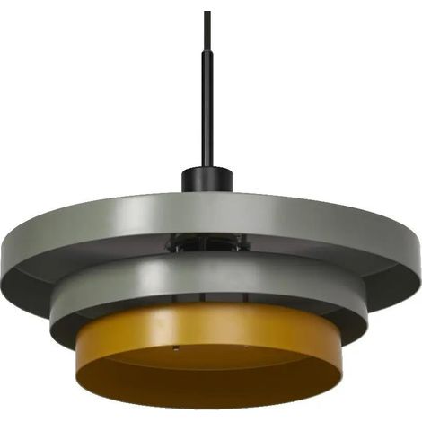 [GEBRAUCHT] B-Ware Osram Pendelleuchte Hängelampe Decor Layers E27 Led Grün Innenleuchte ø 40 Cm