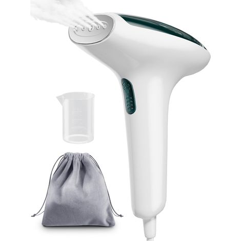 Défroisseur vapeur portable, mini défroisseur de voyage, chauffe rapide en 20 secondes, vapeur puissante, pour la maison, le bureau et les voyages. (1/5)