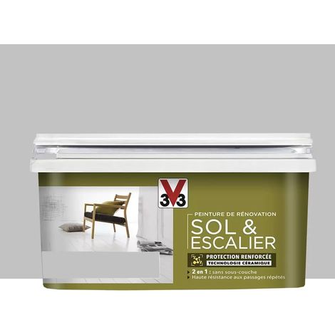 Peinture De Rénovation V33 Sol & Escalier Gris Loft 2 L (1/4)