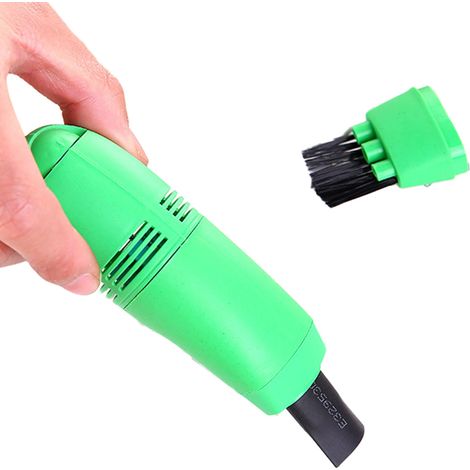 Mini aspirateur clavier rechargeable USB, aspirateur portable pour ordinateur, piano, voiture et bureau, nettoyage poussière efficace et compact (1/5)