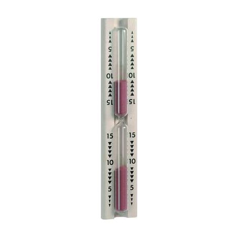 TFA Dostmann 40.1001 reloj de arena para sauna madera natural 15 min