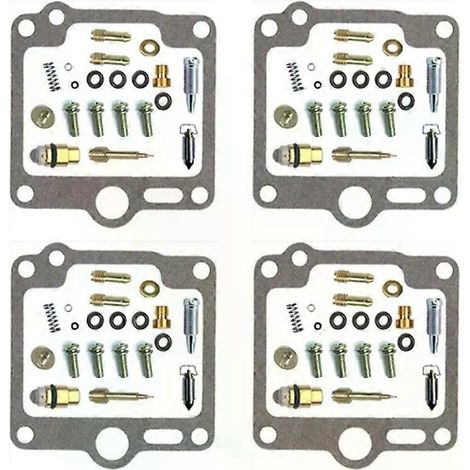 Kit de réparation de carburateur compatible avec Yamaha XJ 900F 900 F XJ900F 58L XJ900 (1986-1990) : pointeau, joint, vis de richesse et flotteur. (1/3)