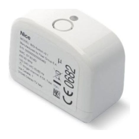 Nice – Micromodule domotique pour stores et volets roulants – Compatible moteurs filaires – Indice de protection IP20 – Gestion capteurs climatiques