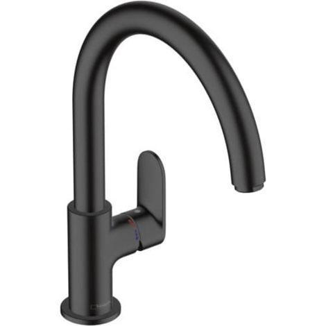 Hansgrohe Varnish Blend M35 ComfortZone Küchenarmatur 210, 1jet, Mattschwarz (HG-71870670)