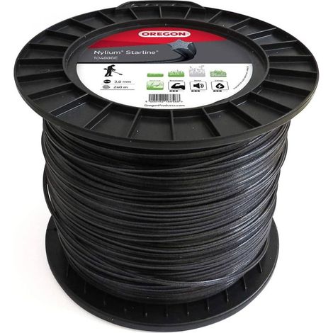 Filo decespugliatore Stella Nylium Starline Nero ø3.0mm/240m Oregon 104886E