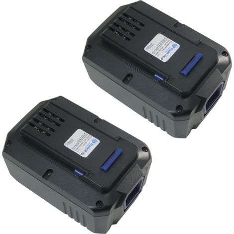 2x Trade-Shop Premium Li-Ion Akku 36V / 3000mAh / 108Wh für LUX-Tools Highwheel-Akku-Rasenmäher A-36 Li/38 H ersetzt 36LB2600, 36LC01 (1/4)