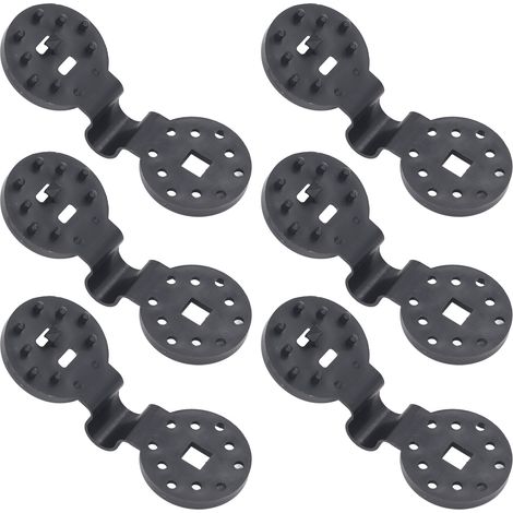 50Pcs Shade Cloth Lock Grip Plastic Anti Bird Round Press Type Sun Shade Clips for Greenhouse Garden (1/5)