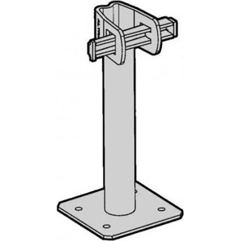 Altrad – Pied simple pour échafaudage – Fixation au sol – Hauteur 300 mm – Poids 2,6 kg – Accessoire professionnel